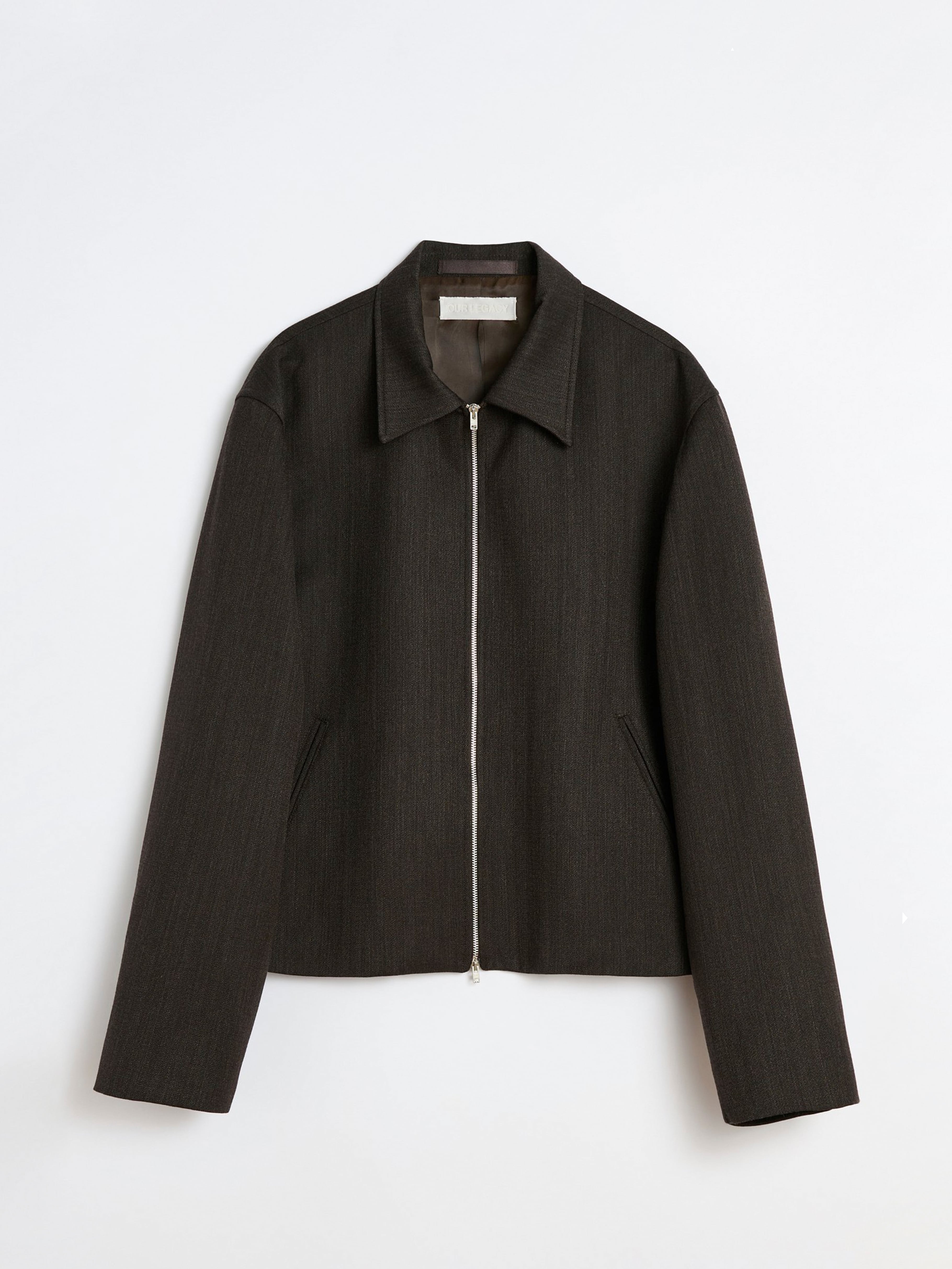 OUR LEGACY MINI JACKET Havana Brown Chain Wool M4250MH | BEST