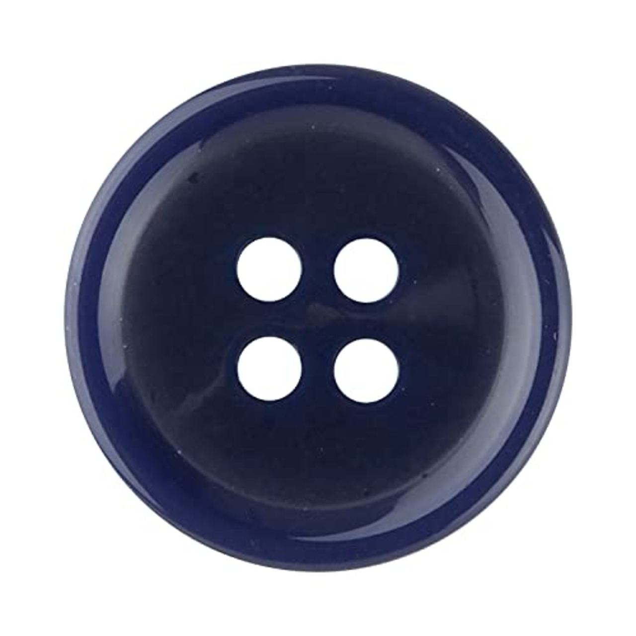 KIYOHARA ナウナウボタン カラーボタン 4つ穴 5個入り 直径18mm 紺 NWN106