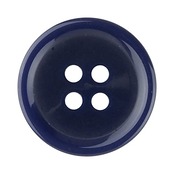 KIYOHARA ナウナウボタン カラーボタン 4つ穴 5個入り 直径18mm 紺 NWN106