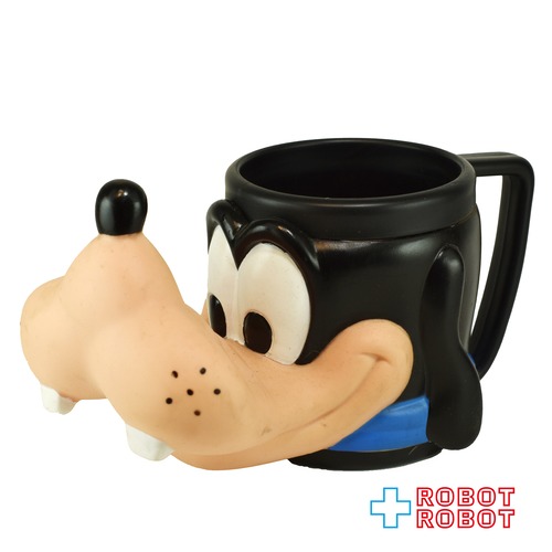 ディズニー グーフィー 3Dフェイス プラスチック マグカップ 1992