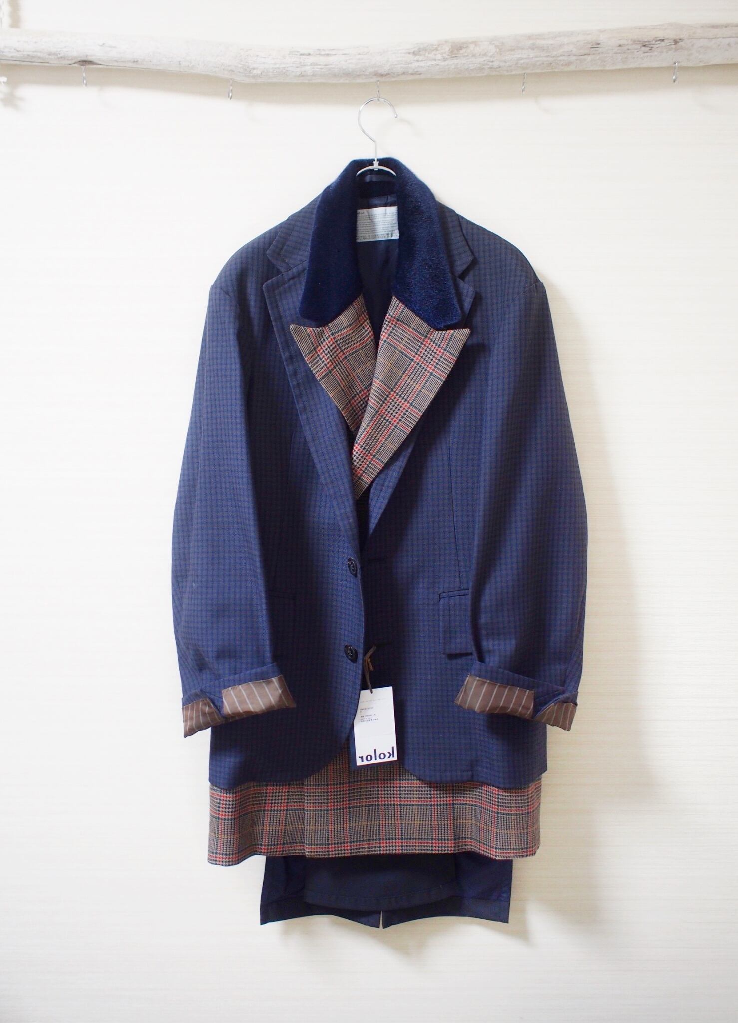 kolor】Three Pieces Docking Coat | 1911307-designer&used clothing-