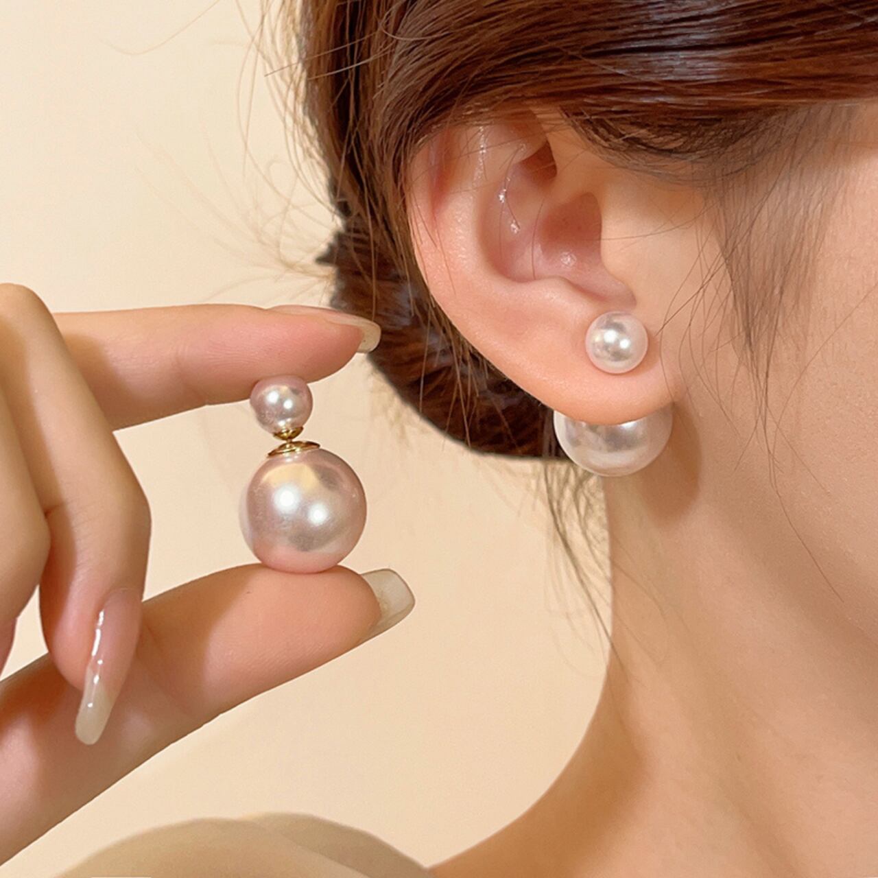 Pearl-like Ball Stud Pierce L00515