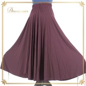 社交ダンス 衣装 スタンダード スカート レッスンウェア 女性用 レディース オールシーズン 紫 パープル系 無地 シンプル 練習着 フォーマル ディープパープル 伸縮性 ルームウェア おしゃれ 大人 ゆったり フェミニン スポーツウェア