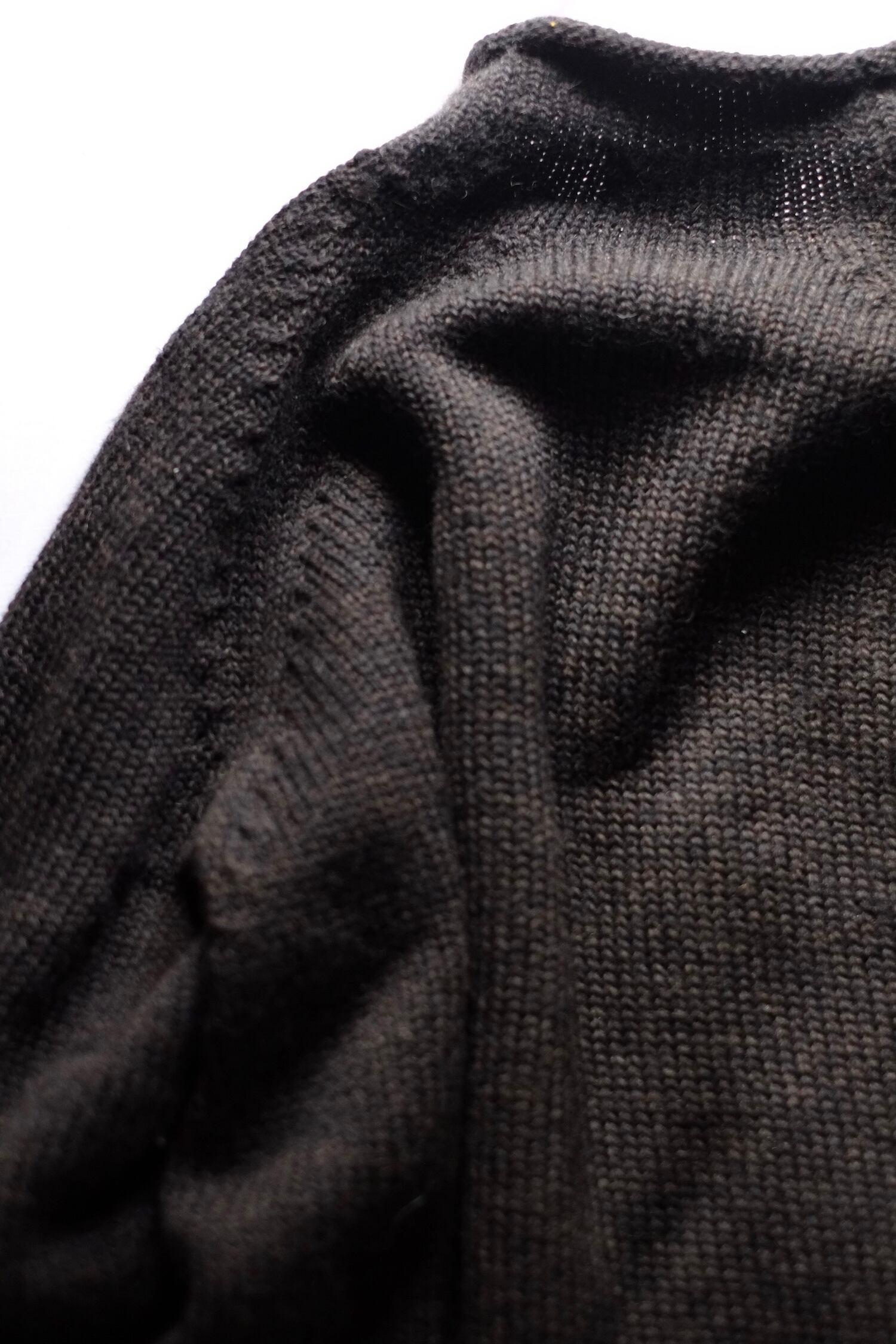 ENDS and MEANS／Roll Neck Nep Knit【 Dark Brown 】 | CAMILOTA