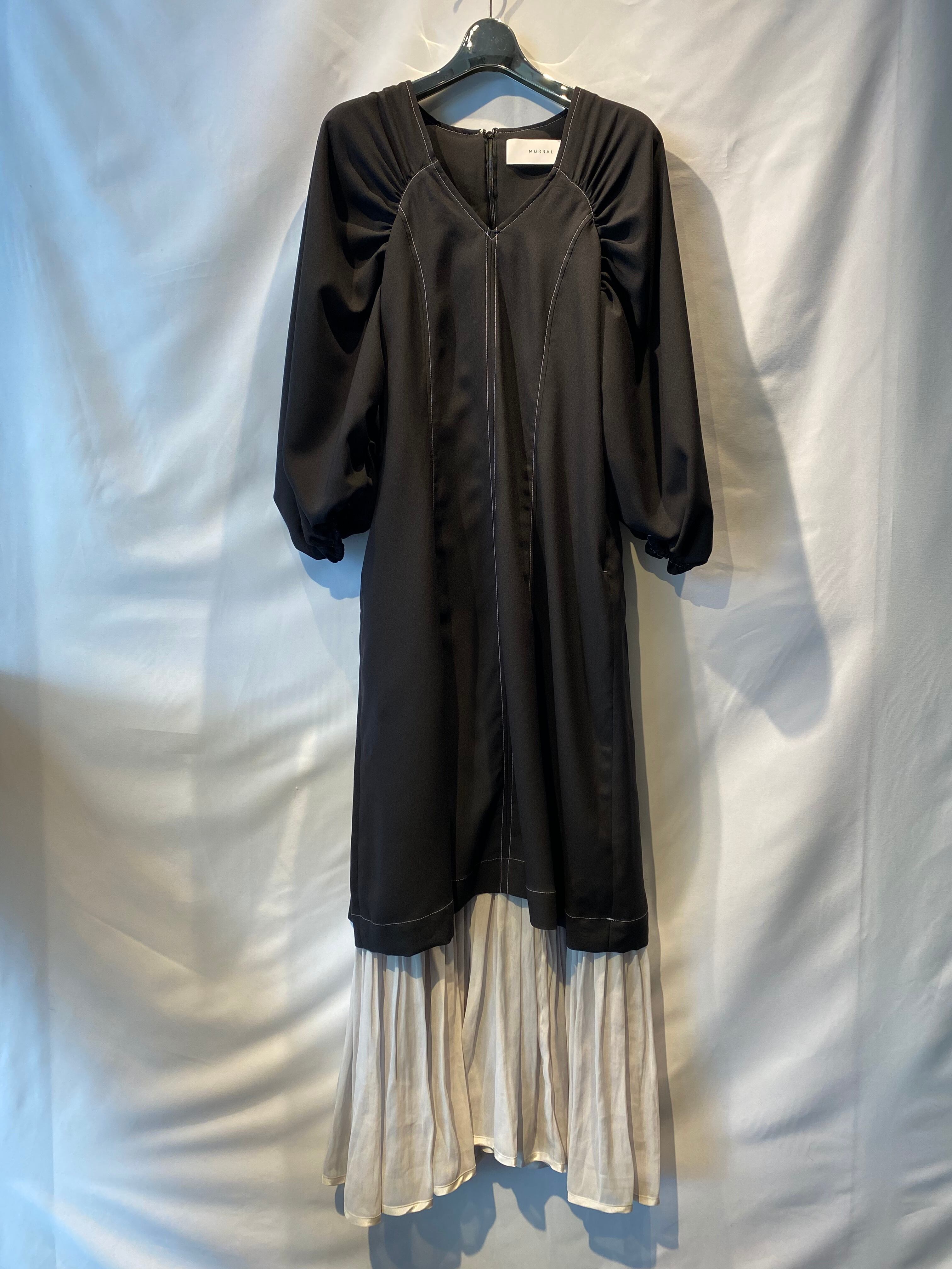 MURRAL ivy halfsleeve dress（グレー） レディース MURRAL Ivy halfsleeve dress Dark gray