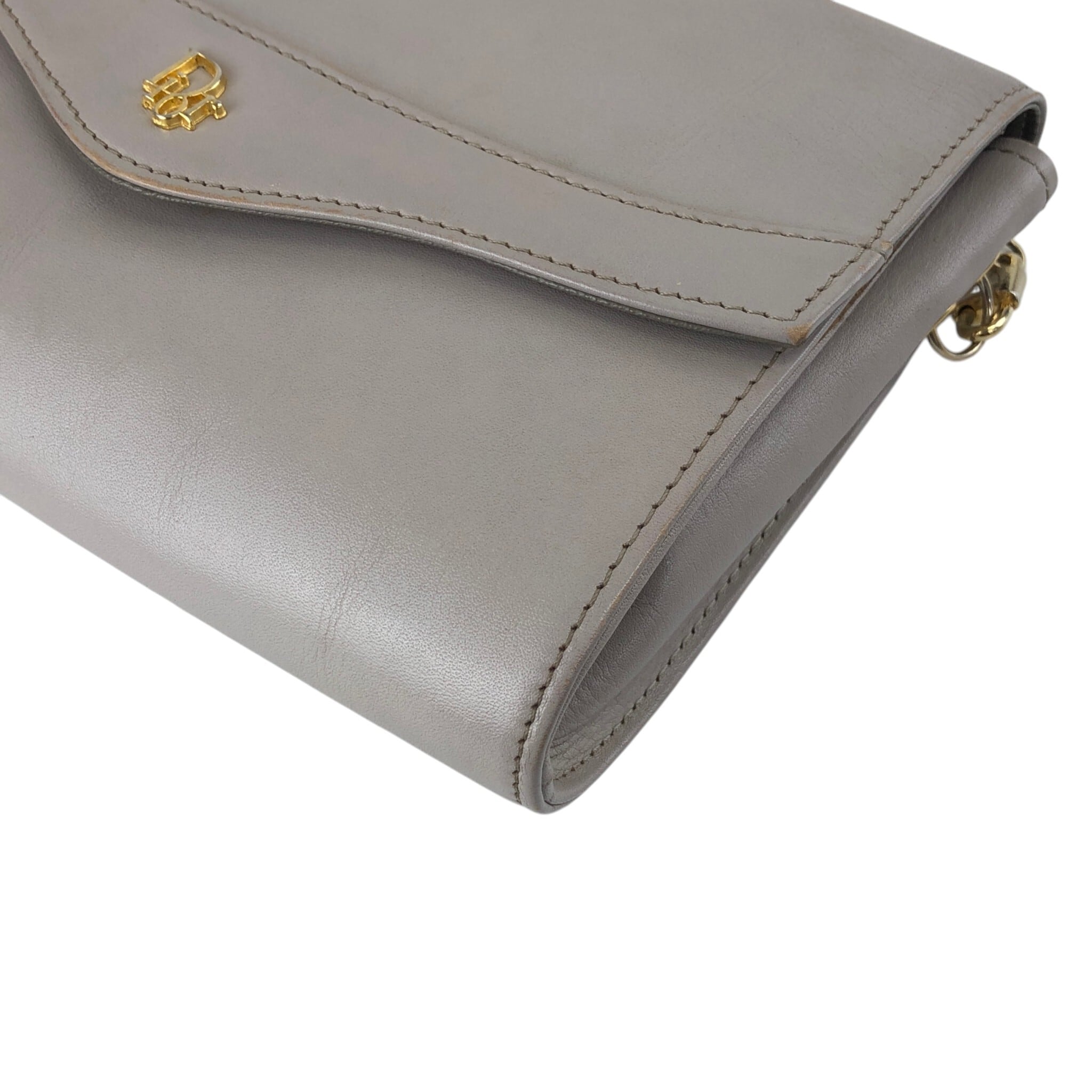 Christian Dior クリスチャン ディオール ショルダーバッグ グレー Christian Dior クリスチャン ディオール ショルダーバッグ グレー