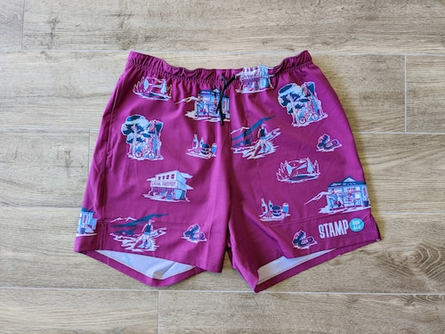STAMP 3 POCKET SHORTS (LOCAL MOUNTAIN -BERRY-)