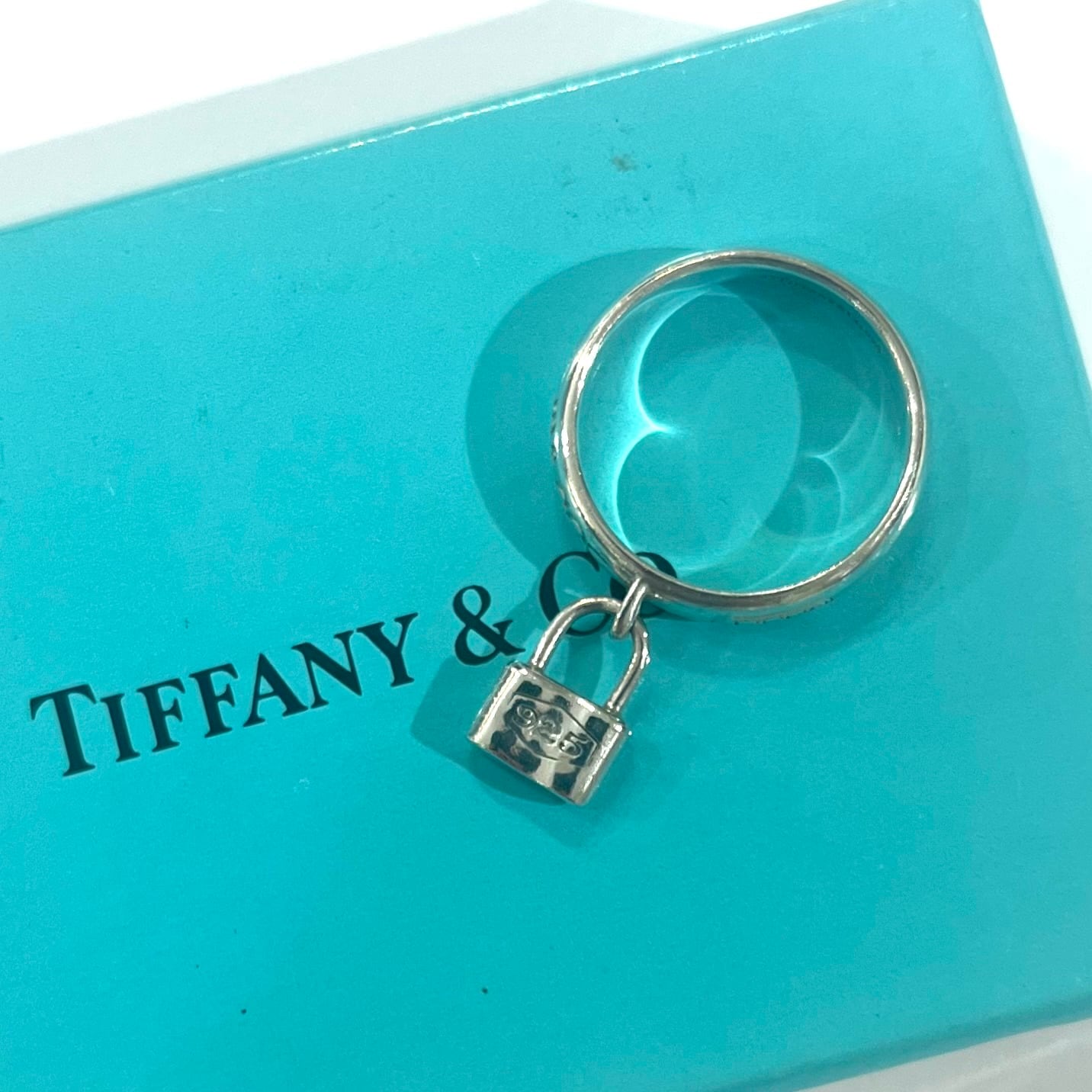 希少【TIFFANY&CO.】【12.5号】 2872 ティファニー カデナロック指輪