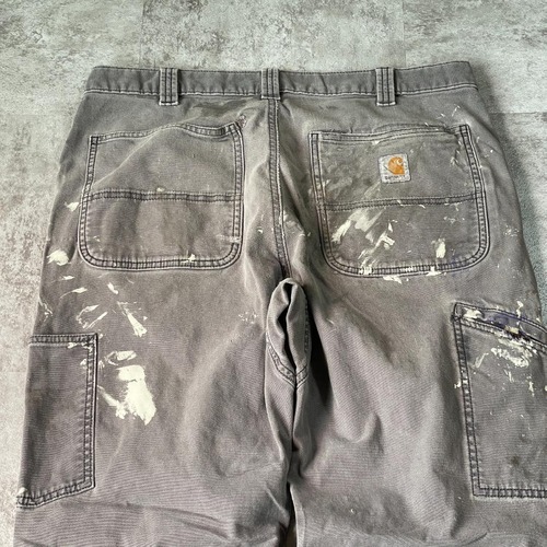 20s 襤褸 グレー ダブルニー Carhartt カーハート 36×32 詳細写真17