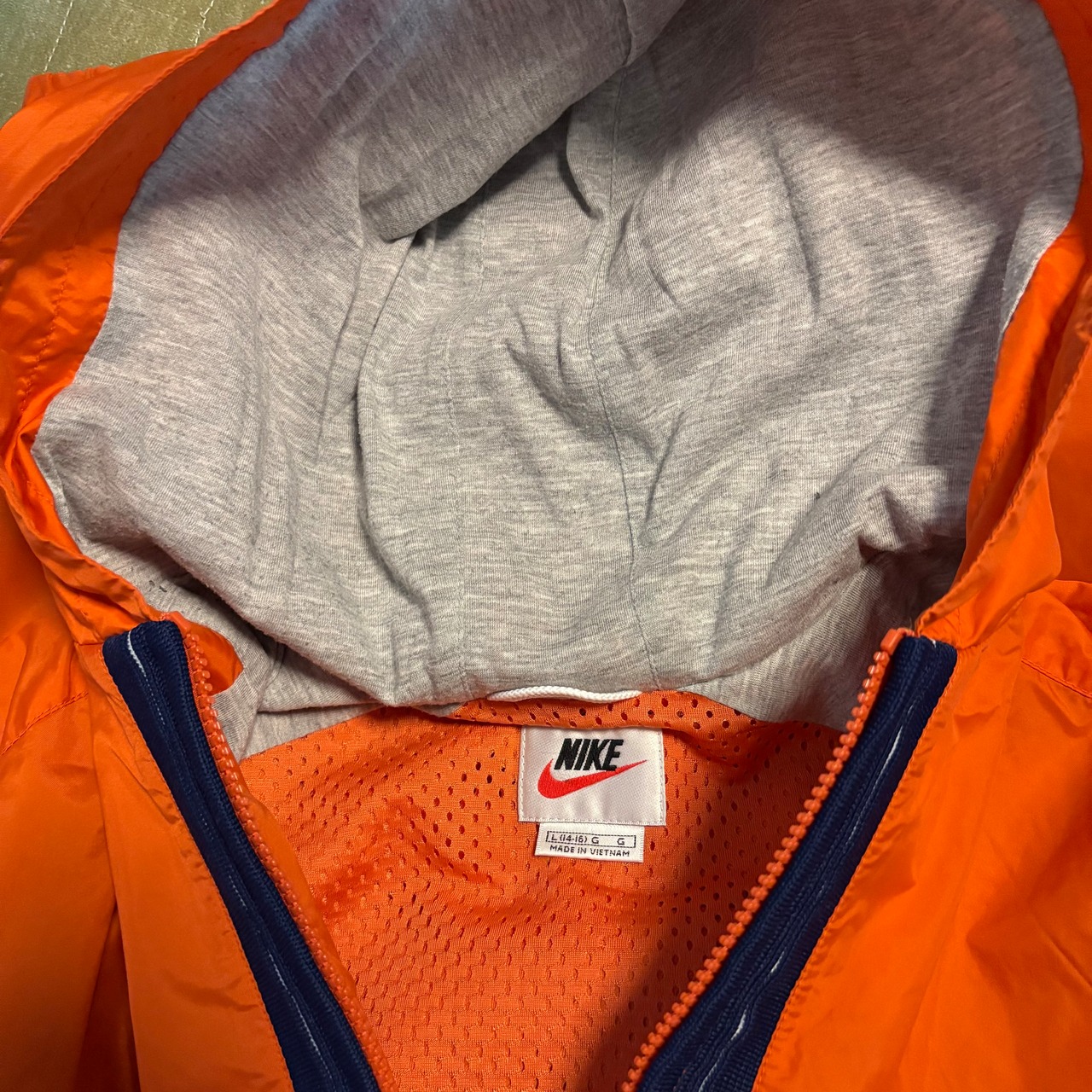 NIKE 白タグ ナイロン ハーフジップ ナイロン プルオーバー ジャケット