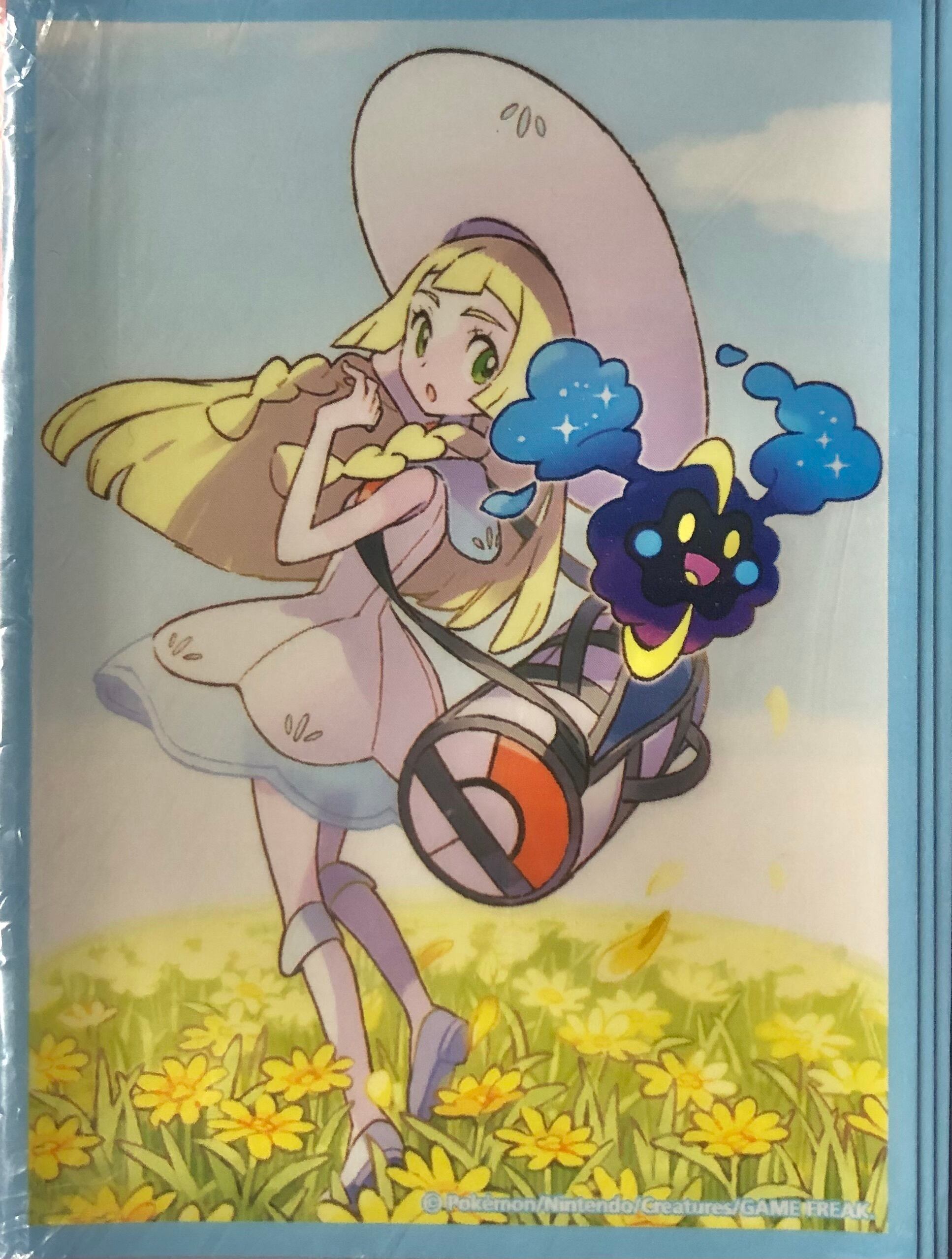 【傷あり】リーリエ&コスモッグ(デッキシールド 未開封(サプライ)