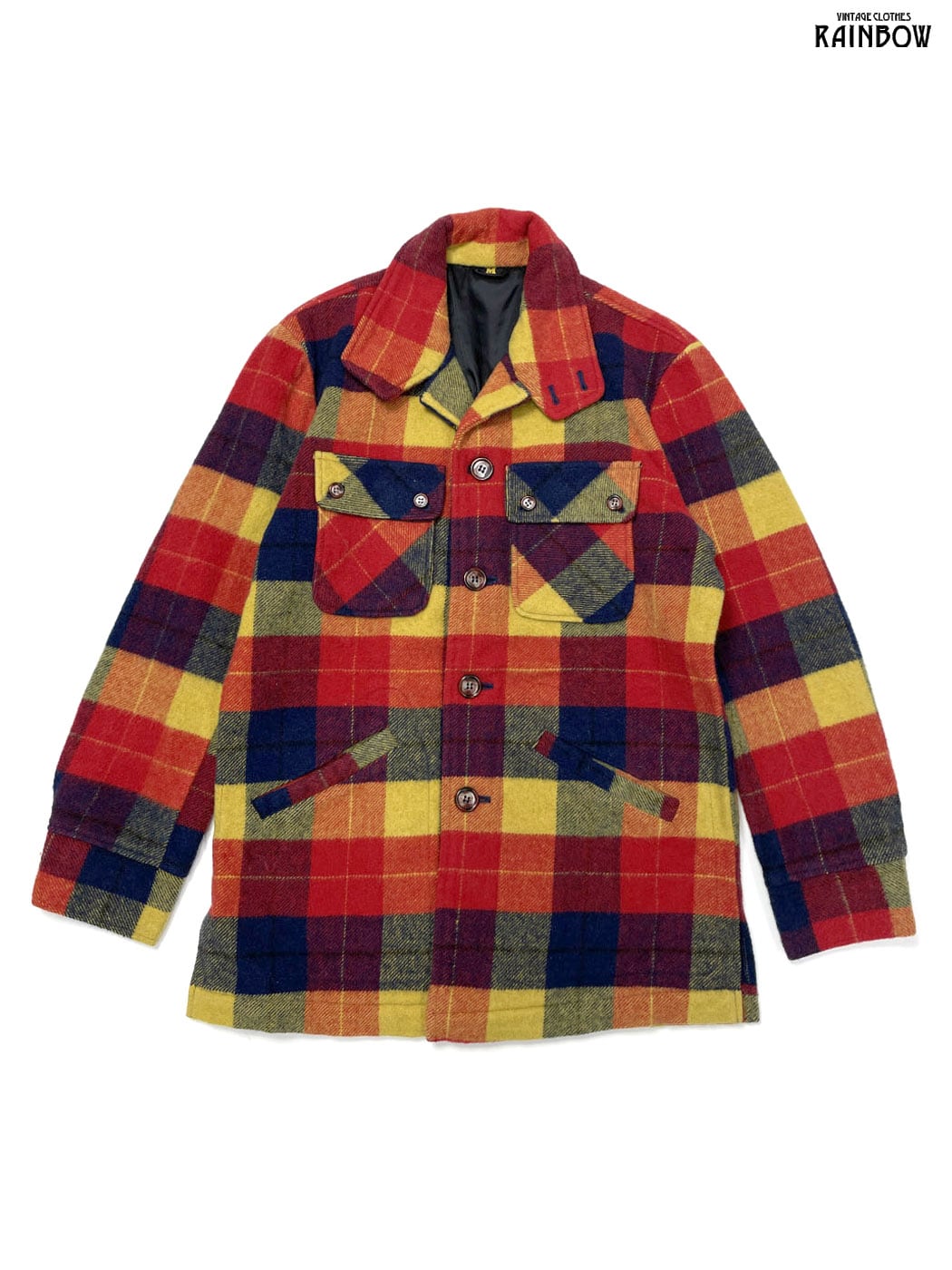 美品　CALEE ヘビーウエイト　ブロック　チェック　長袖　シャツ 美品 CALEE ヘビーウエイト ブロック チェック 長袖 シャツ