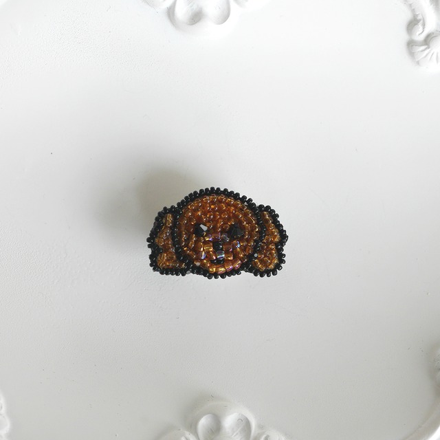 トイプードル ピンバッジ