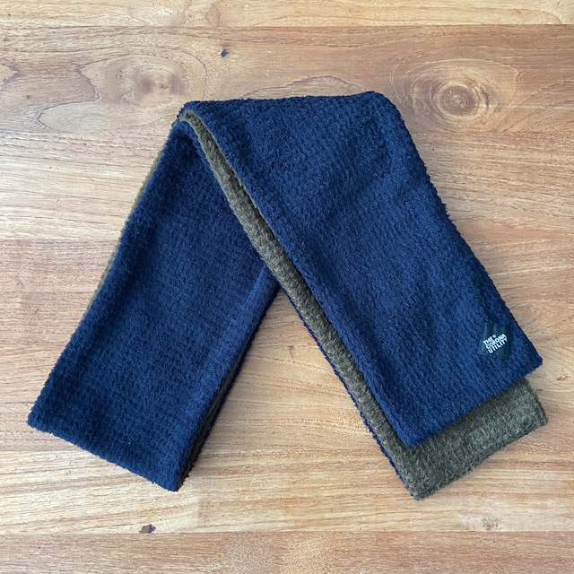 THE CORONA UTILITY / CA014 / UTILITY FUNCTIONAL SCARF / POLARTEC ALPHA - NAVY × OLIVE GREEN