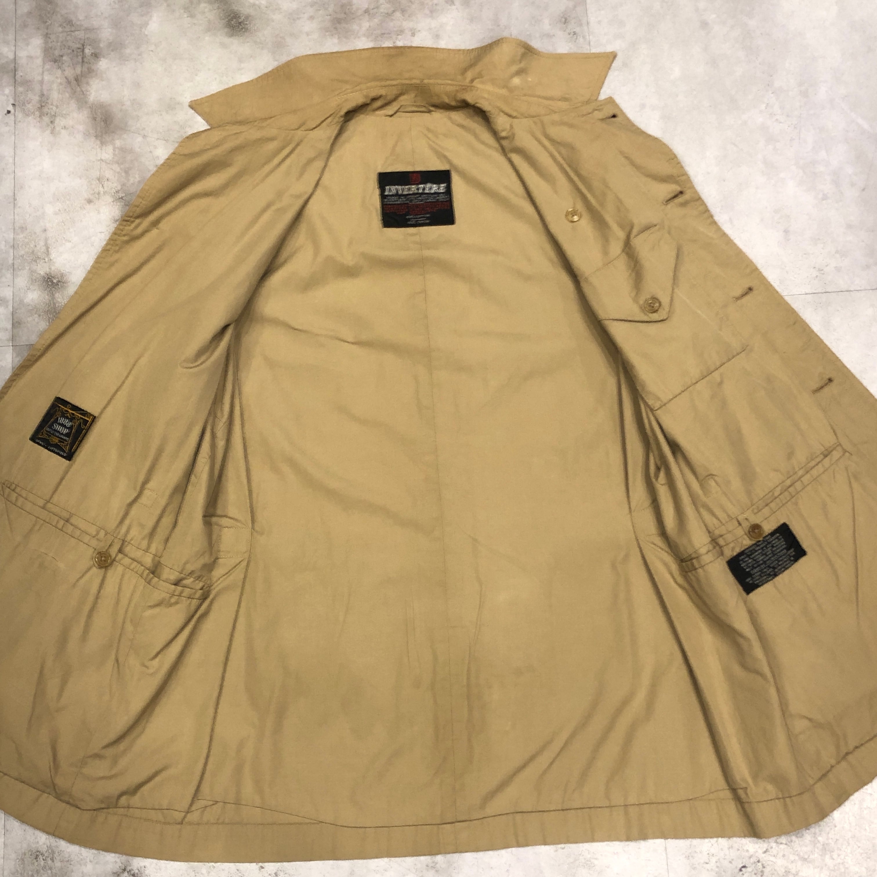 INVERTERE COTTON FIELD JACKET MADE IN GREAT BRITAIN c1980's