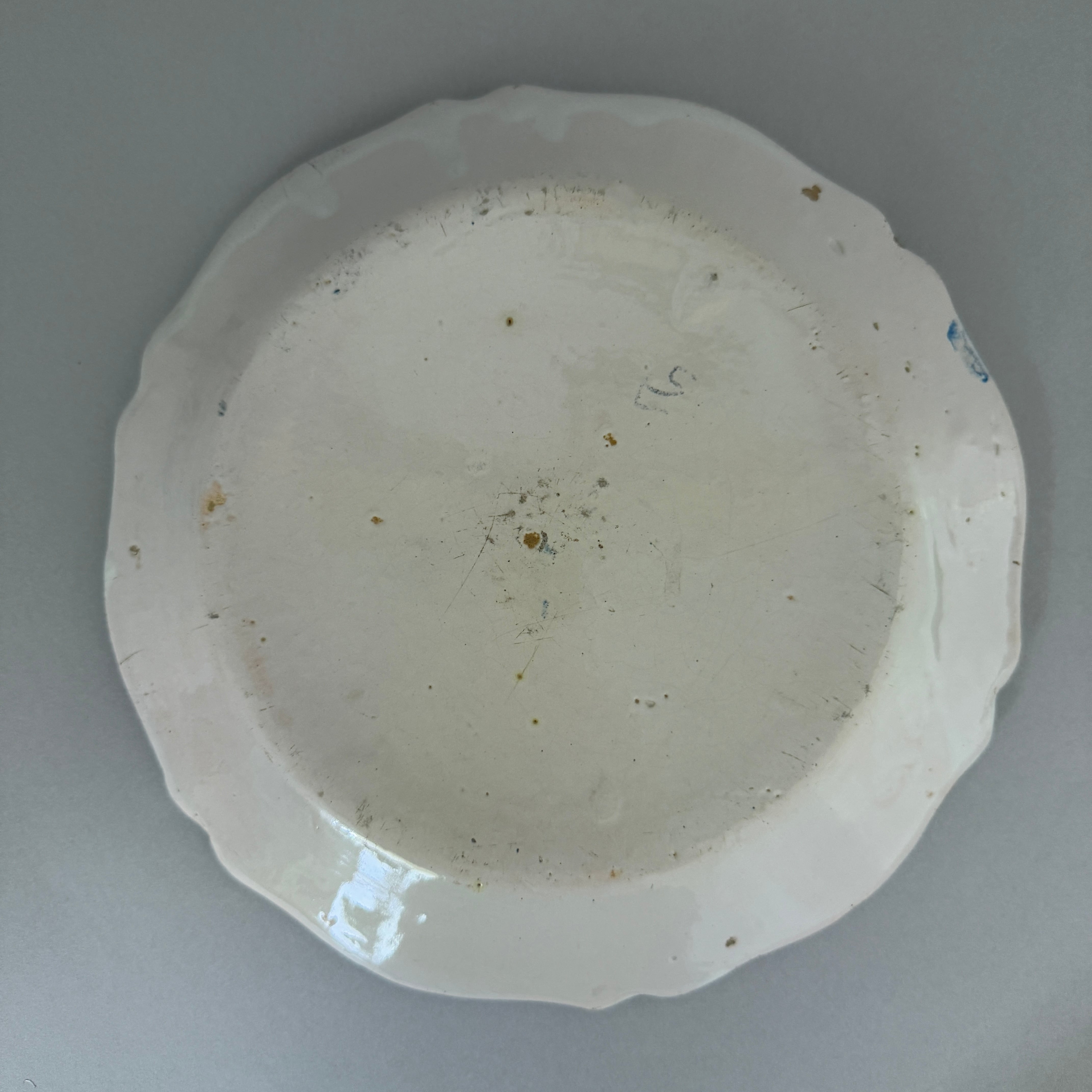 French Faience Plate 18cent./18世紀フランスファイアンスプレート