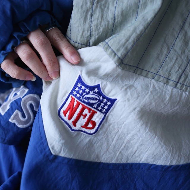 "STARTER×NFL" 3-tone design over silhouette anorak parka