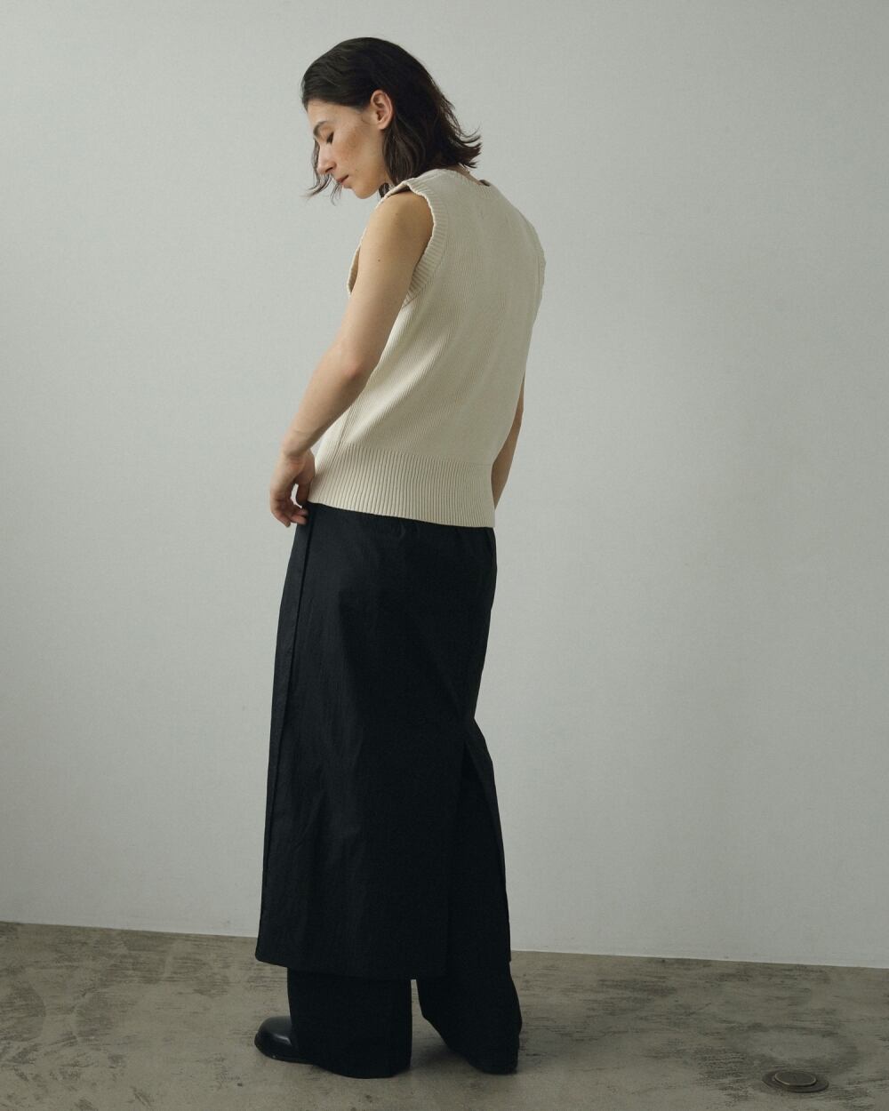 anuke 】Round Knit Vest | valance 福井｜レディース セレクト