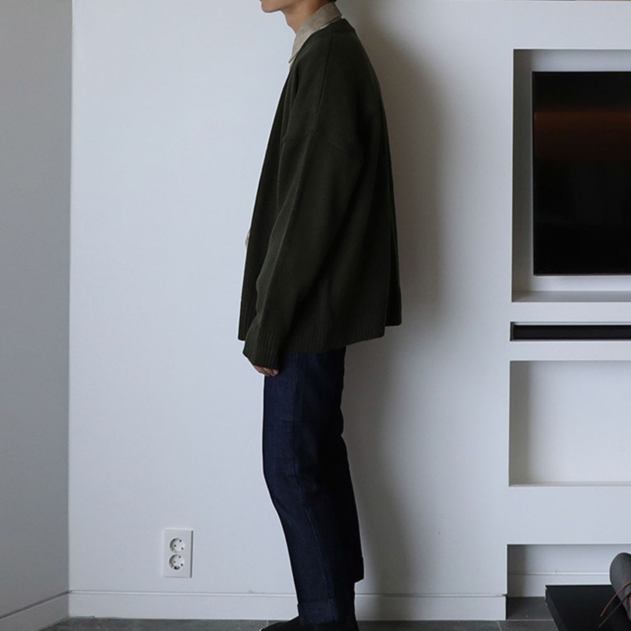 ベーシックVラインニットカーディガン　MT0080369