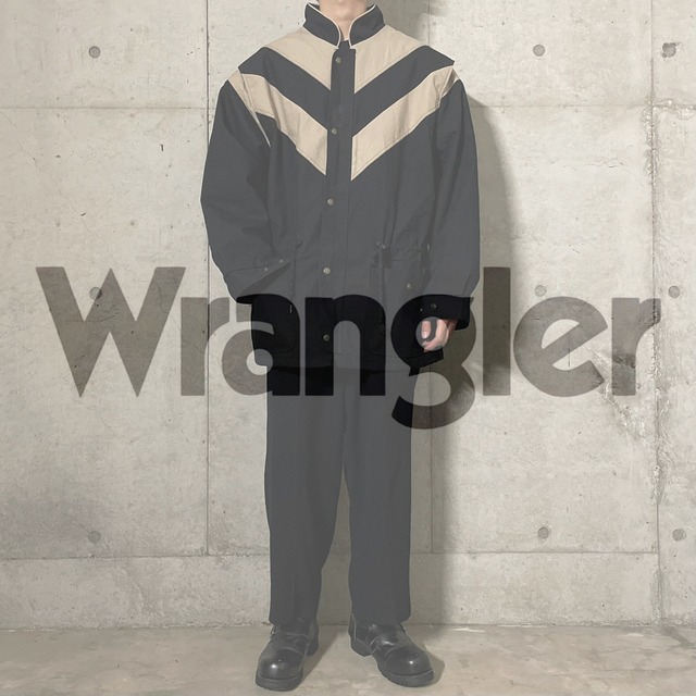 【Wrangler】made in USA big size cotton blouson(xxlsize)0218/tokyo