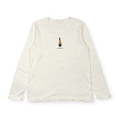 INGEBORG インゲボルグ 口紅 ルージュ 長袖 Tシャツ カットソー/ホワイト レディース