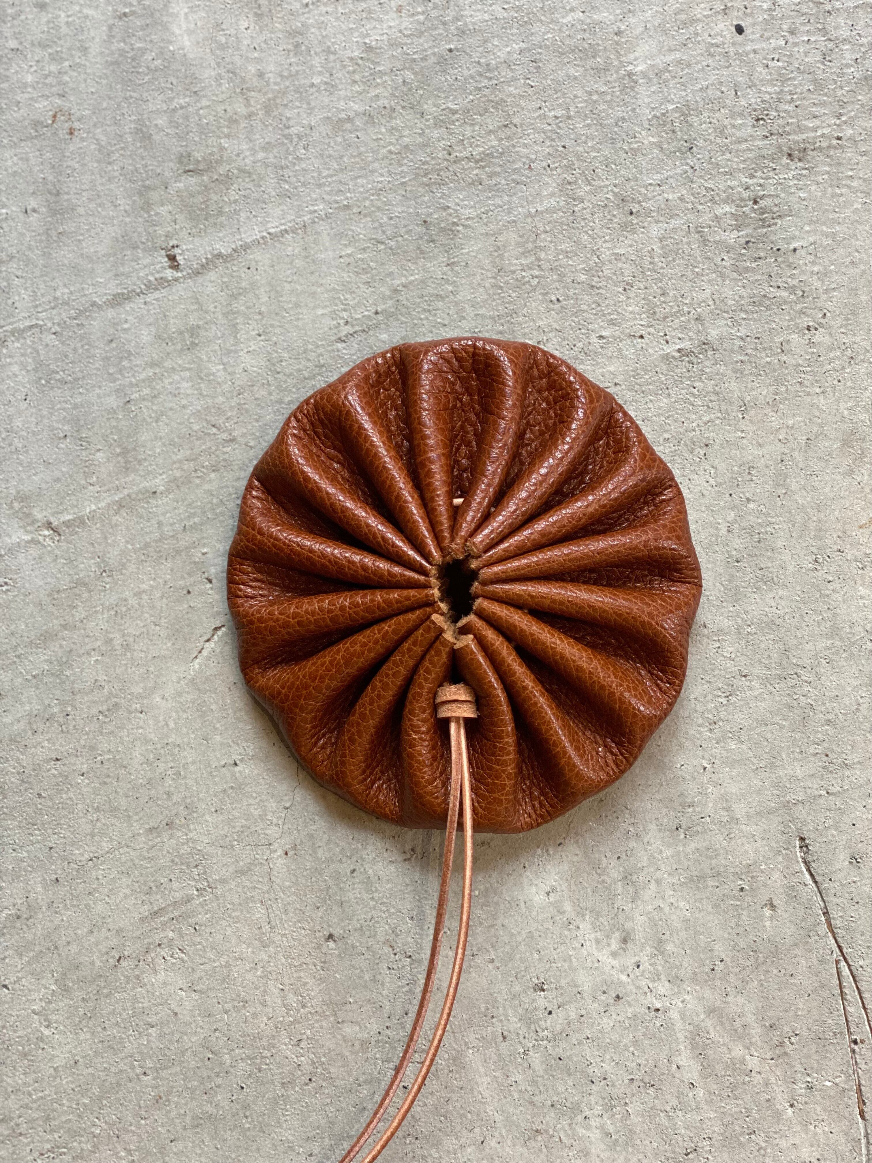 atelier09 鹿革のティンダーポーチ ブラウン | YAU Azumino Outdoor