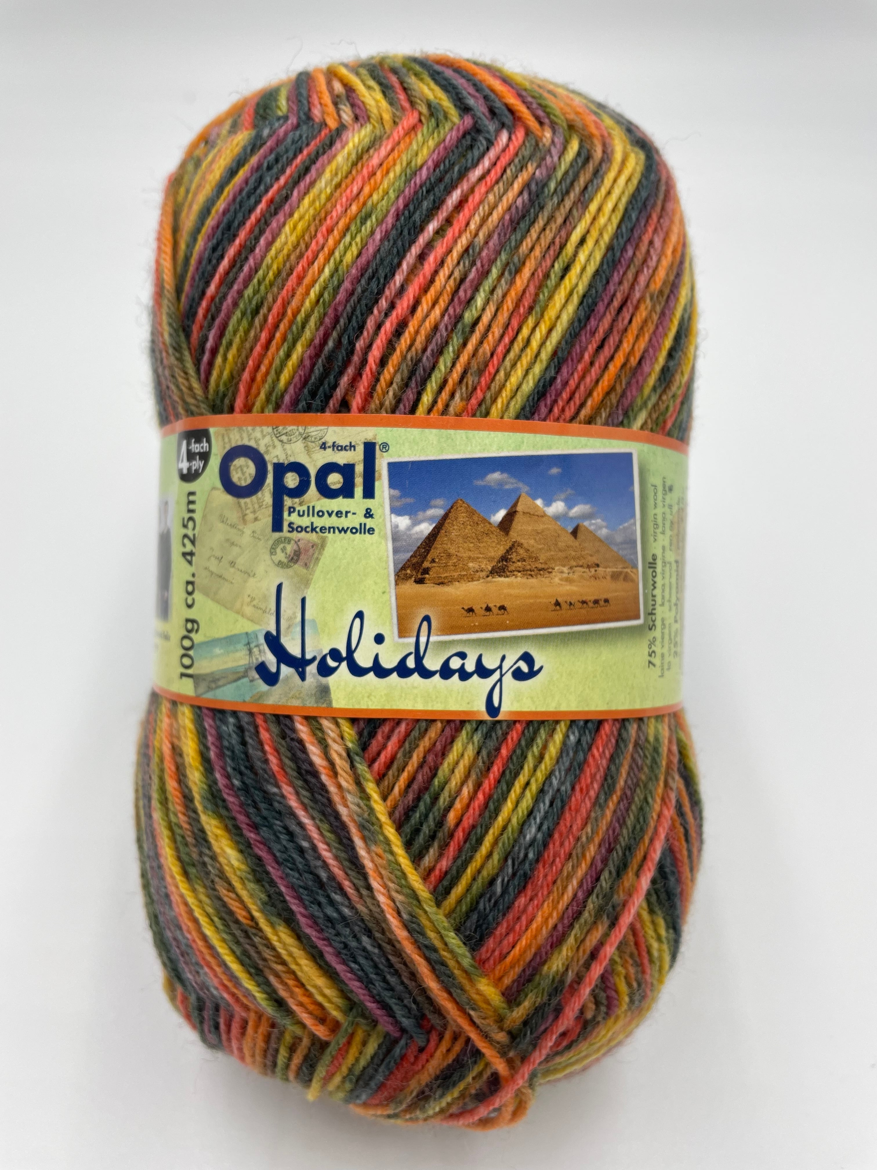 編む手が止まらない毛糸！Opal 『ホリデイズ』11245 4ply/4本撚り