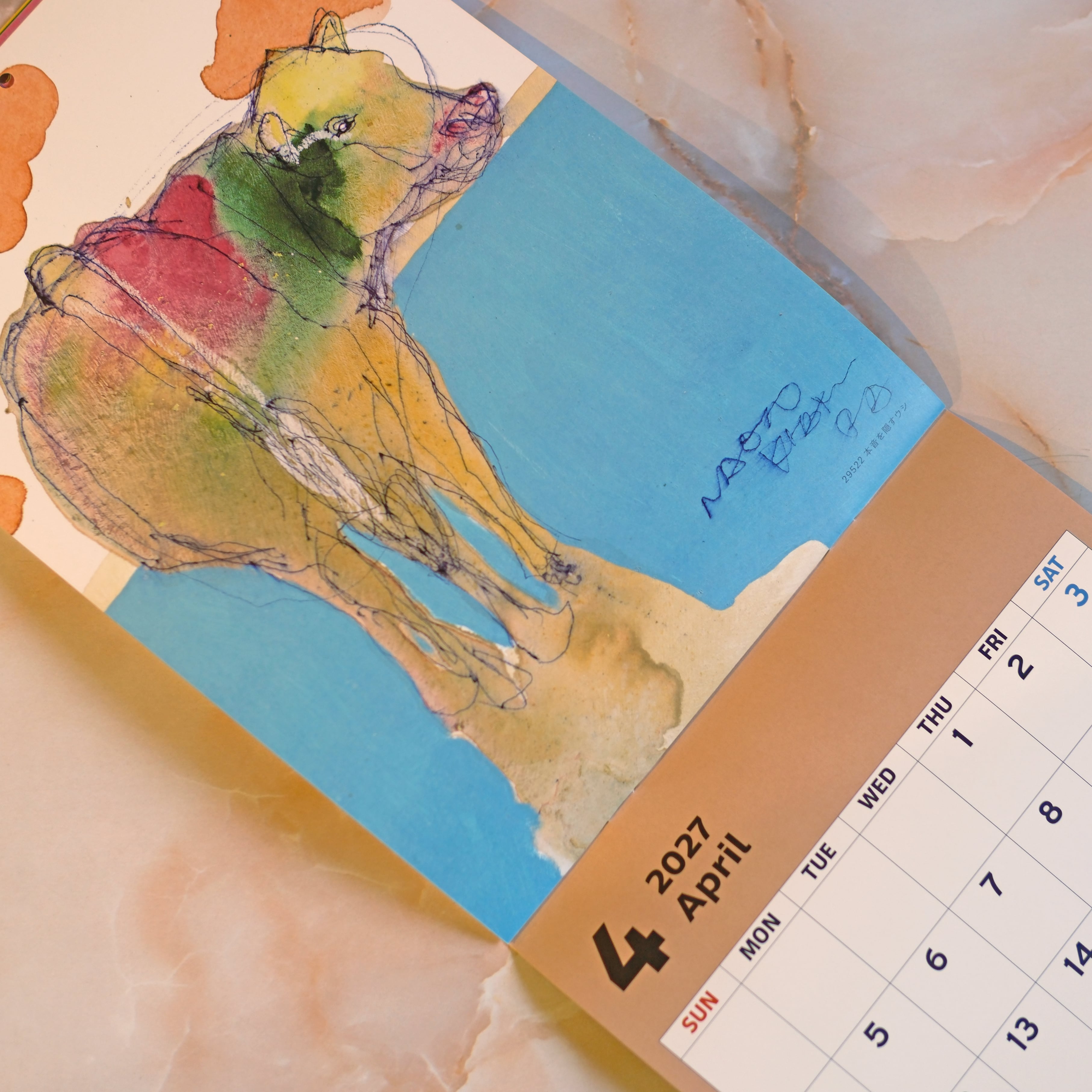 4月始まり】2026-2027 NAOTO KITAMURA カレンダー | NAOTO KITAMURA