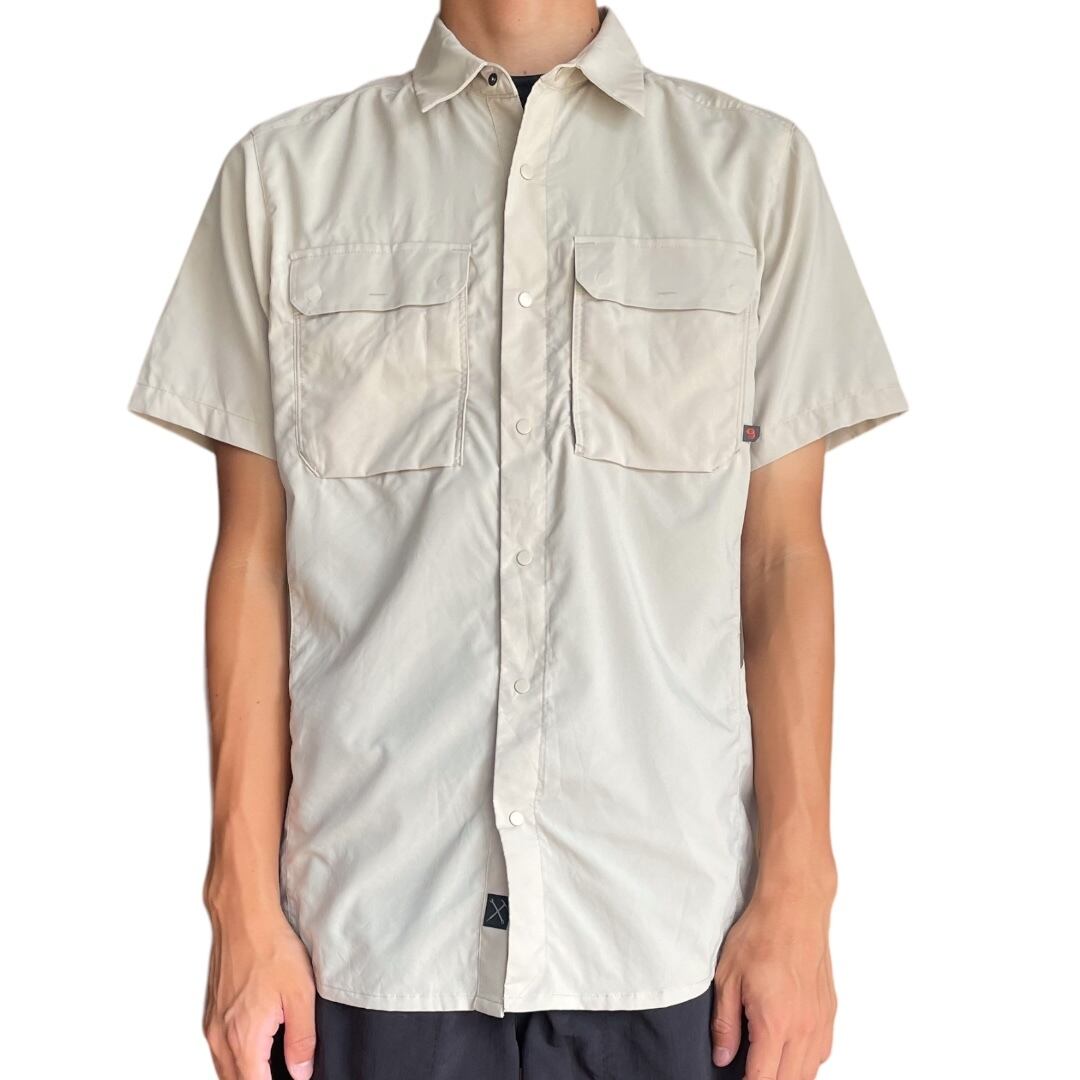 MOUNTAIN HARD WEAR S/S nylon polyester shirt S / マウンテンハード