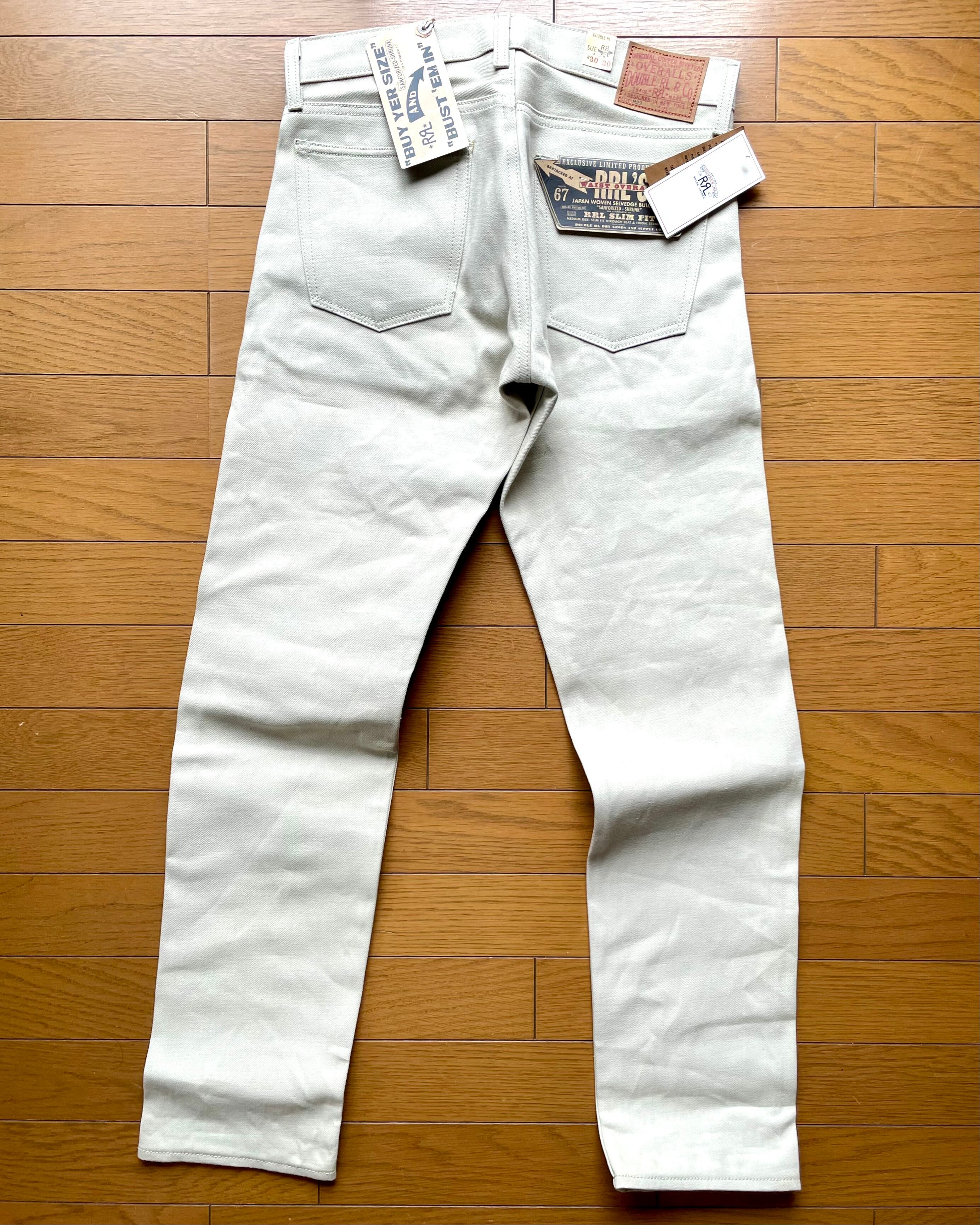 新品 アメリカ製 RRL スリムフィット セルビッジデニム 限定品 新品 アメリカ製 RRL スリムフィット セルビッジデニム 限定品