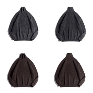 ★ANTI-PILLING TURTLENECK PLAIN SWEATER　　A0881