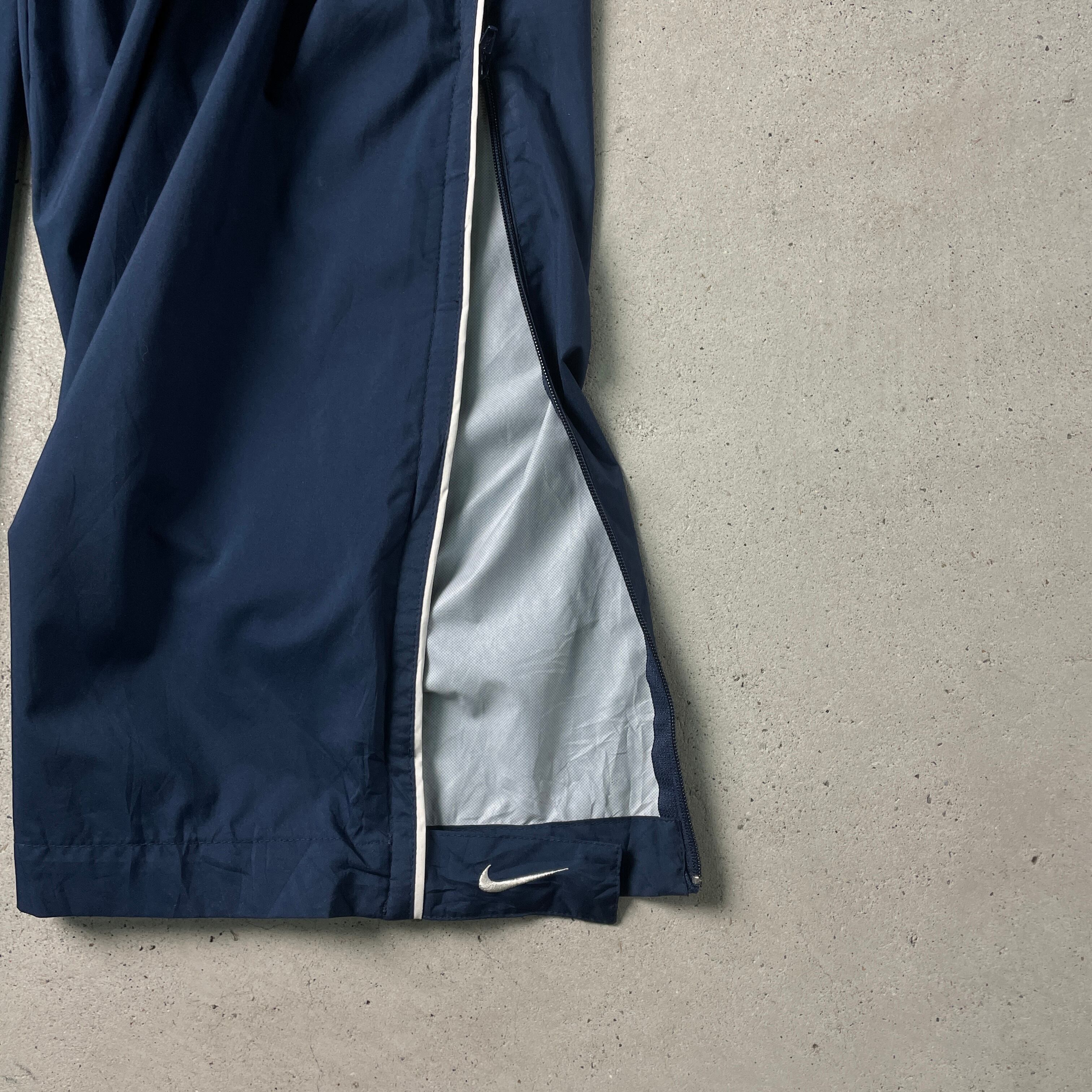 00年代 NIKE GOLF ナイキ ナイロンパンツ サイドライン メンズL 古着