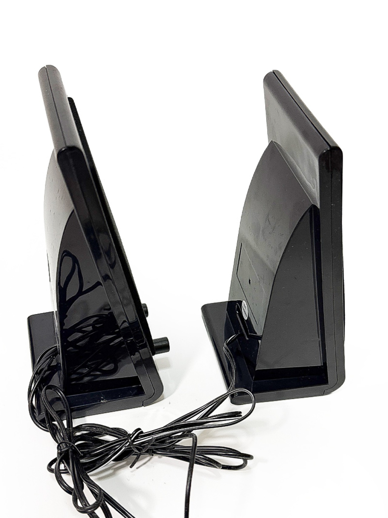 バッファロー 2.0ch マルチメディアスピーカー USB電源 ステレオミニプラグ音源 BSSP01UBK 動作品