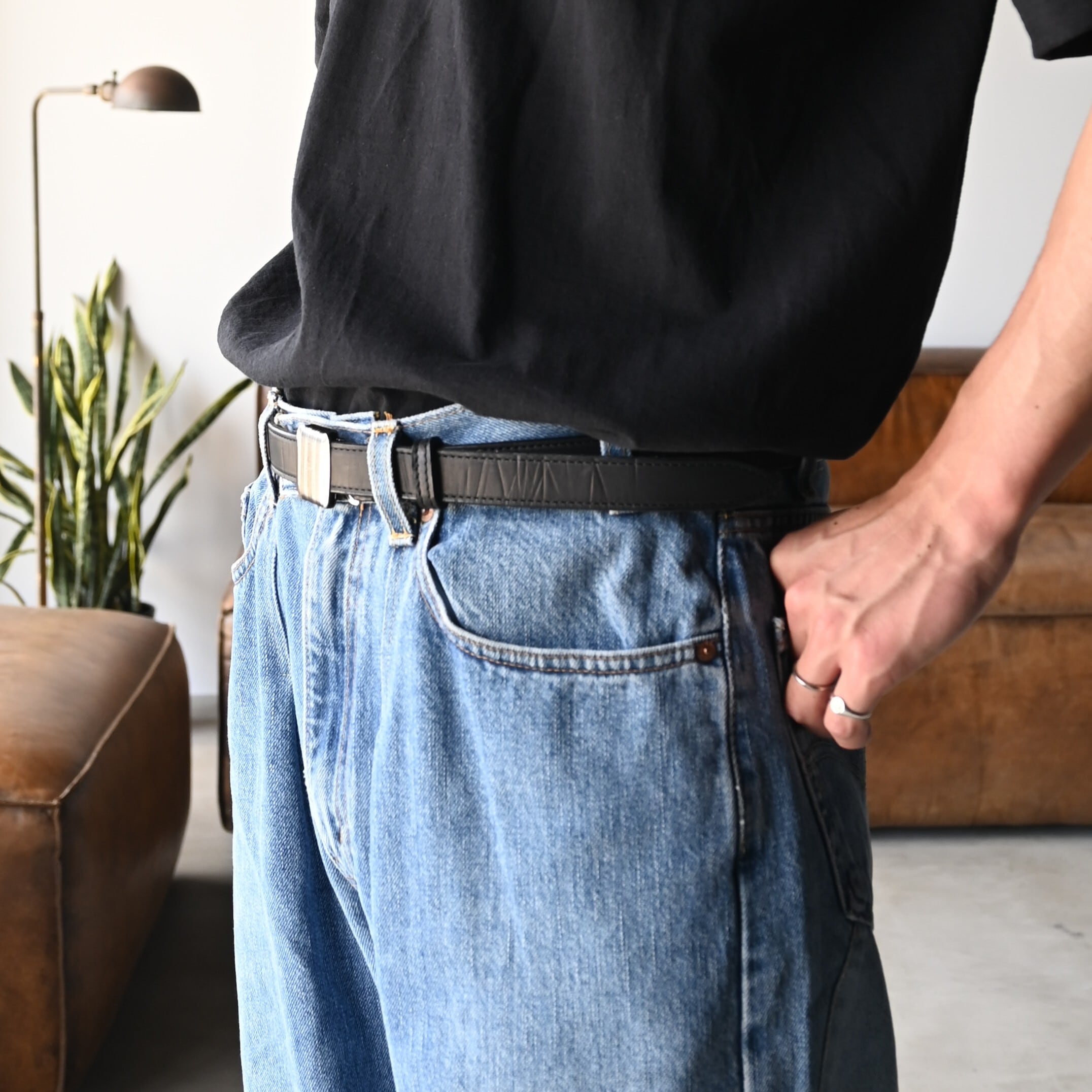 CCU / SLIDE BUCKLE BELT | GANKO