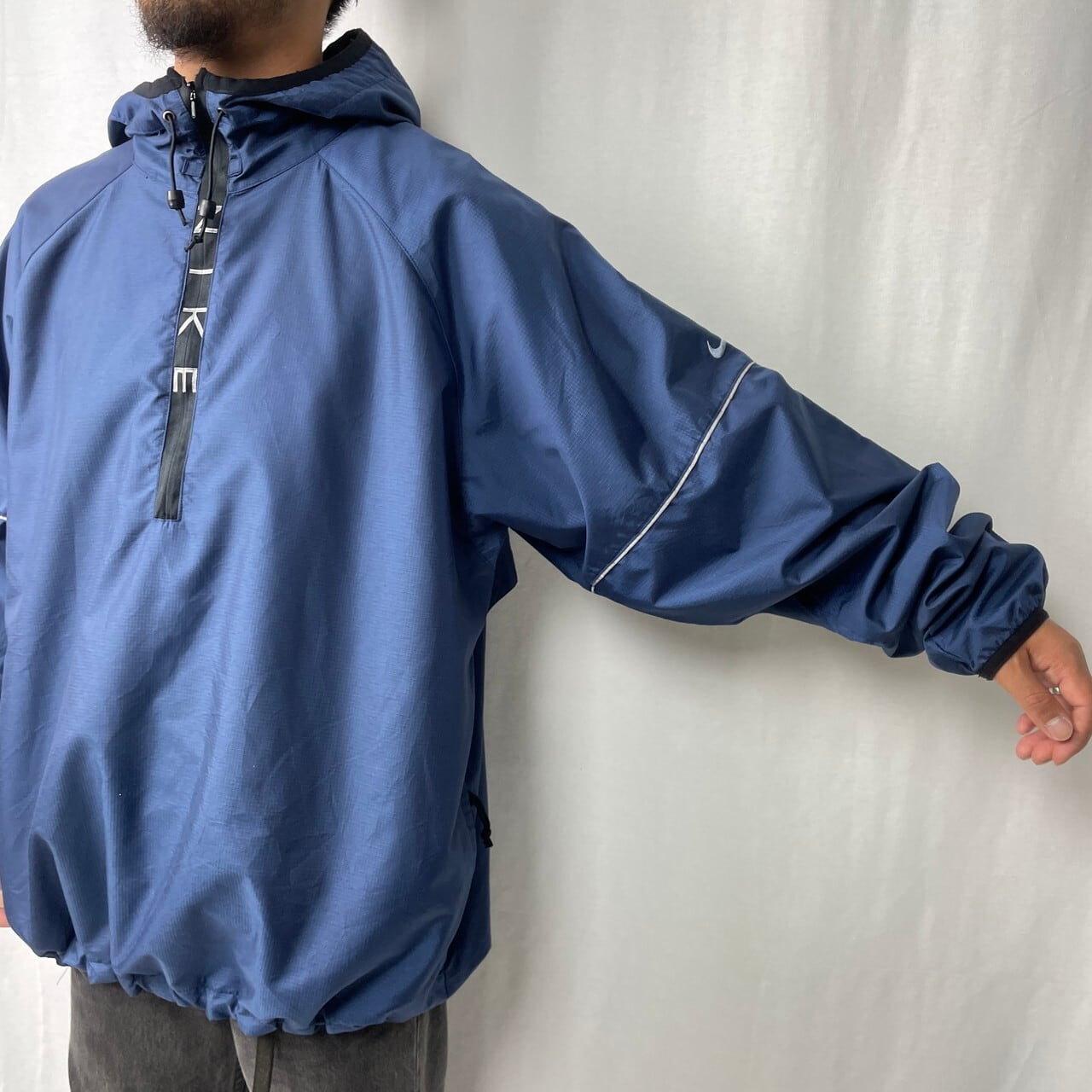 90～00年代 NIKE ナイキ ハーフジップ アノラックパーカー メンズ2XL ...