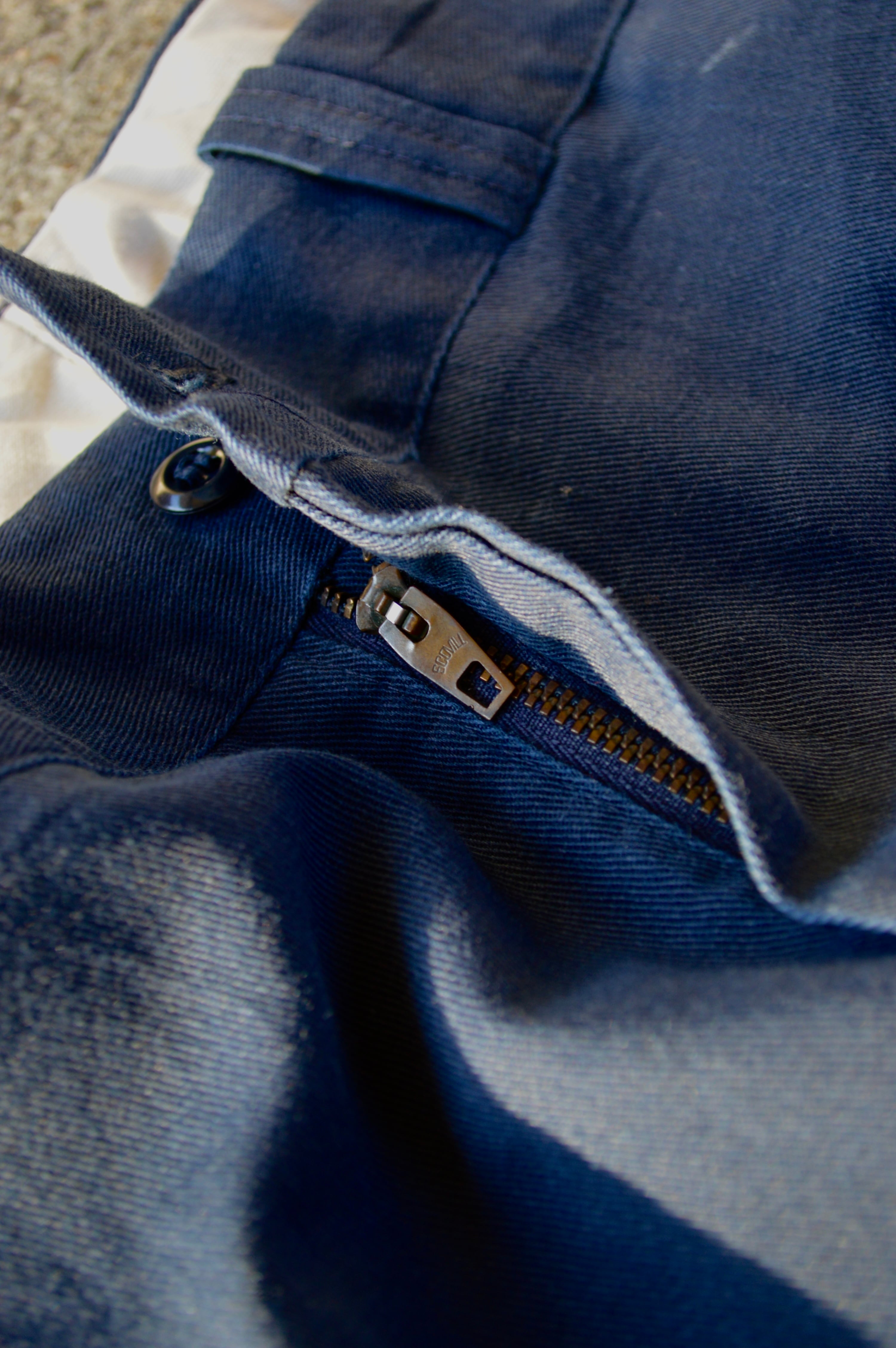 WASHINGTON DEECEE 1980's Work Pants Made in USA SCOVILL ZIPPER