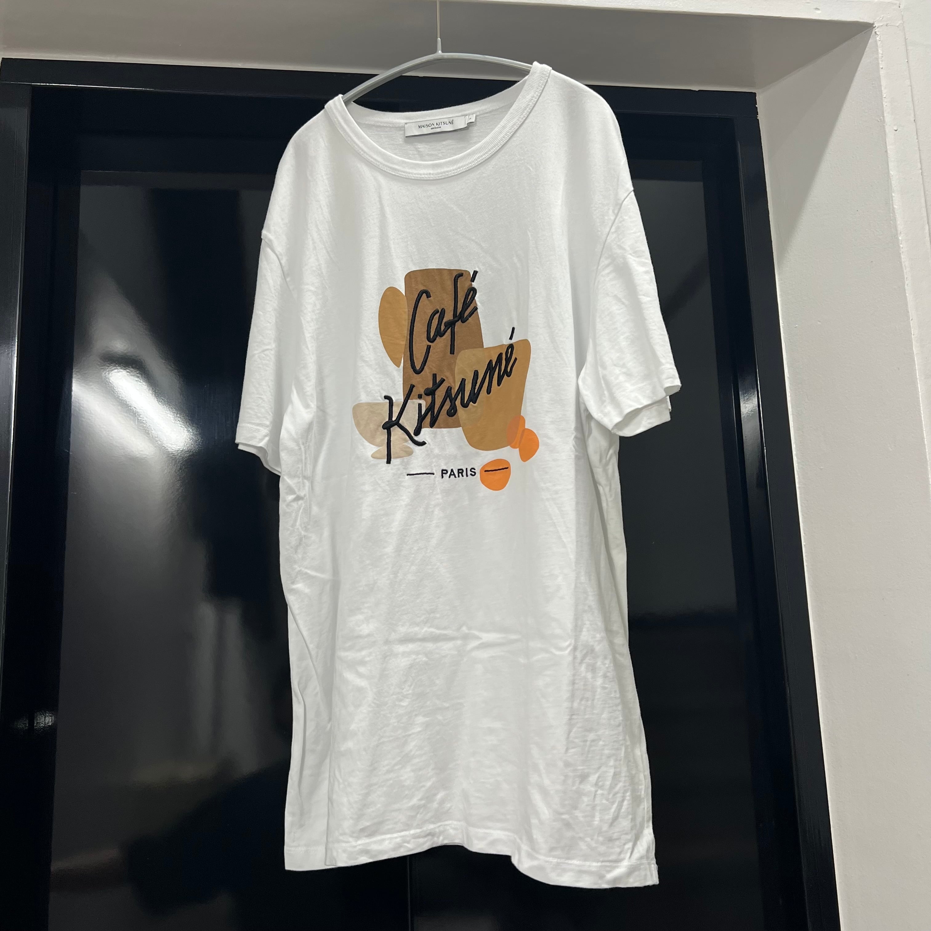 Maison Kitsune メゾンキツネ CAFE' Tシャツ size L【表参道t06 ...