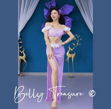 ベリーダンス オーダーメイド衣装 YWQQY127 ブラ紐クロスバージョン