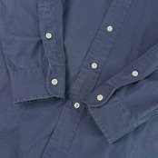 90s Ralph Lauren ラルフローレン BLAKE BD ボタンダウン 長袖シャツ M/くすみブルー系/メンズ/アクティ21/ビンテージ