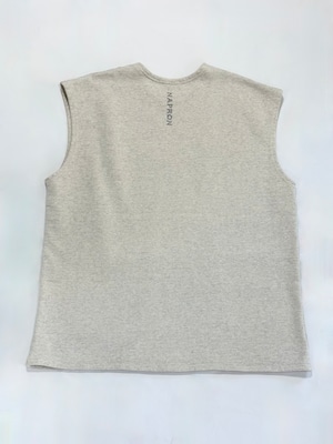 NAPRON・SLEEVELESS SWEAT・OATMEAL NP-TP60