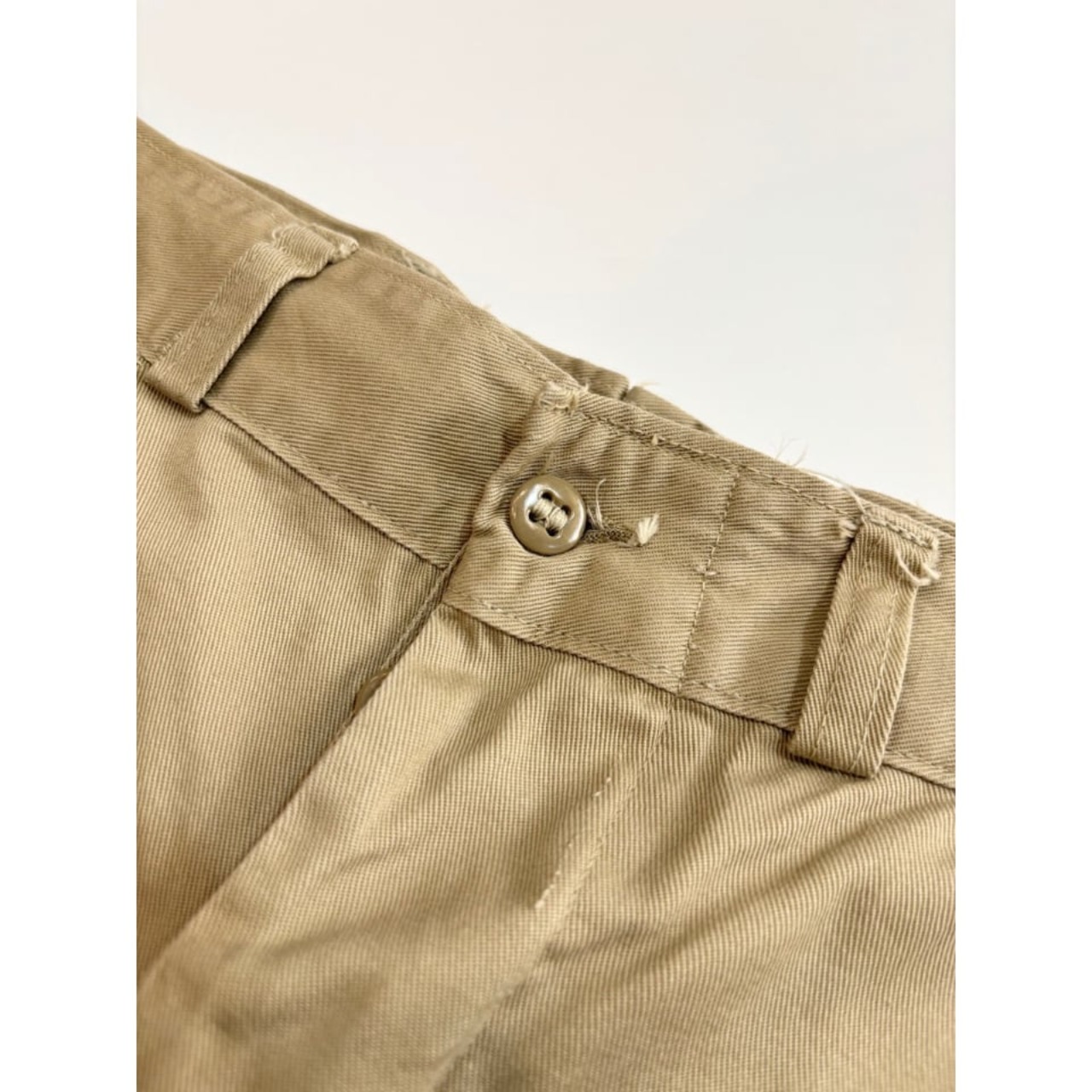 50s USMC "45KHAKI" TROUSERS Size W30L33→W30L32