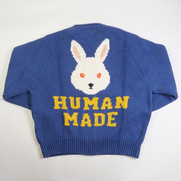 HUMAN MADE RABBIT RAGLAN KNIT SWEATER  S