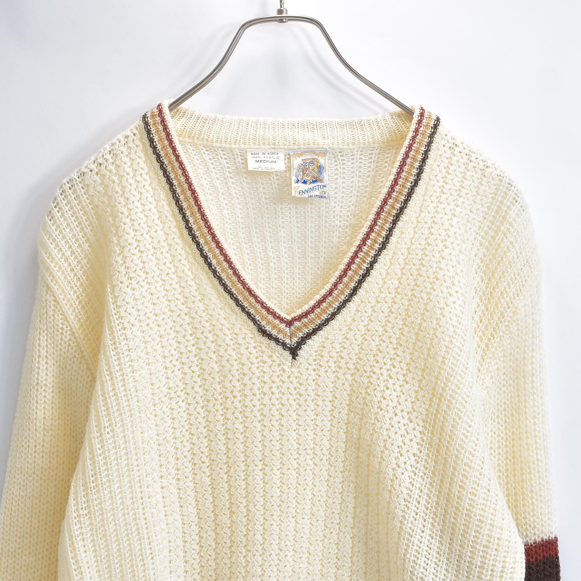 イタリア製　D&G　ツートン　ニットジャージ　ナイスデザイン　ビンテージ古着 最終売り尽し】レディース 古着 90s Portraits by northern isles 本