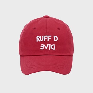 [RUFF D DIVE] Basic Logo Cap Red 正規品 韓国ブランド 韓国通販 韓国代行 韓国ファッション