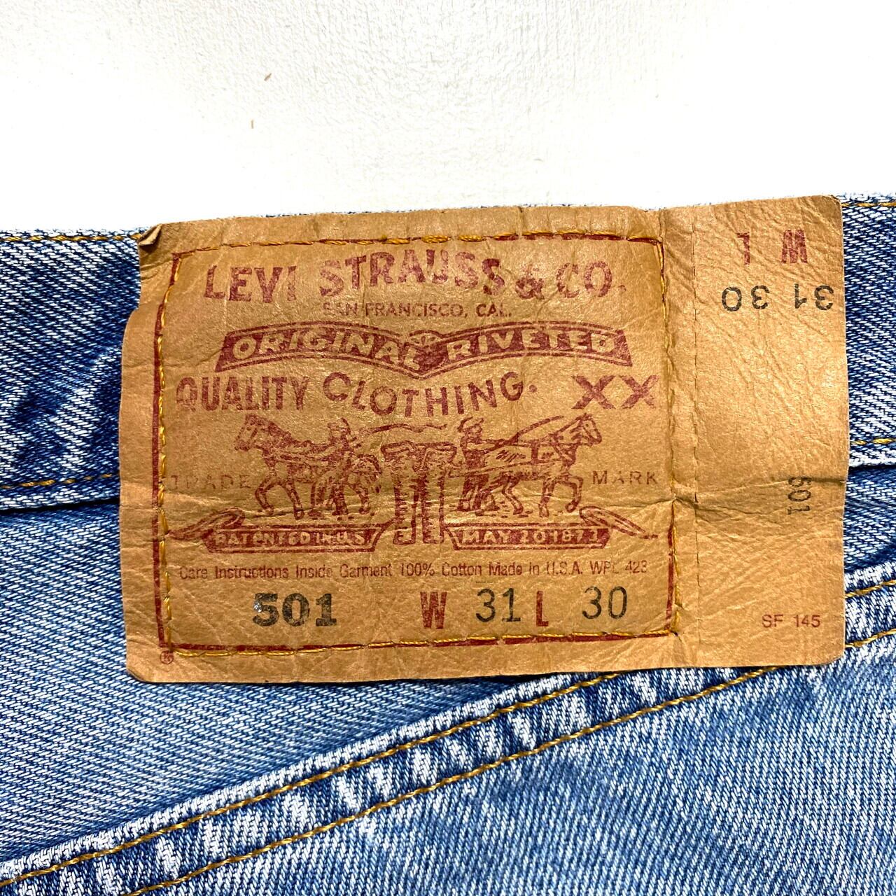 90年代 USA製 Levi's リーバイス 501 ストレート デニムパンツ メンズ