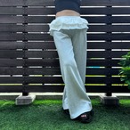 ウエストフリルボンディングワイドパンツ