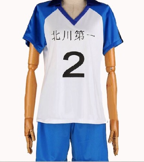 K2973　ハイキュー!!　影山 飛雄（かげやま とびお）　北川第一中学ユニフォーム　風  コスプレ衣装　cosplay　コスチューム ハロウィン　イベント