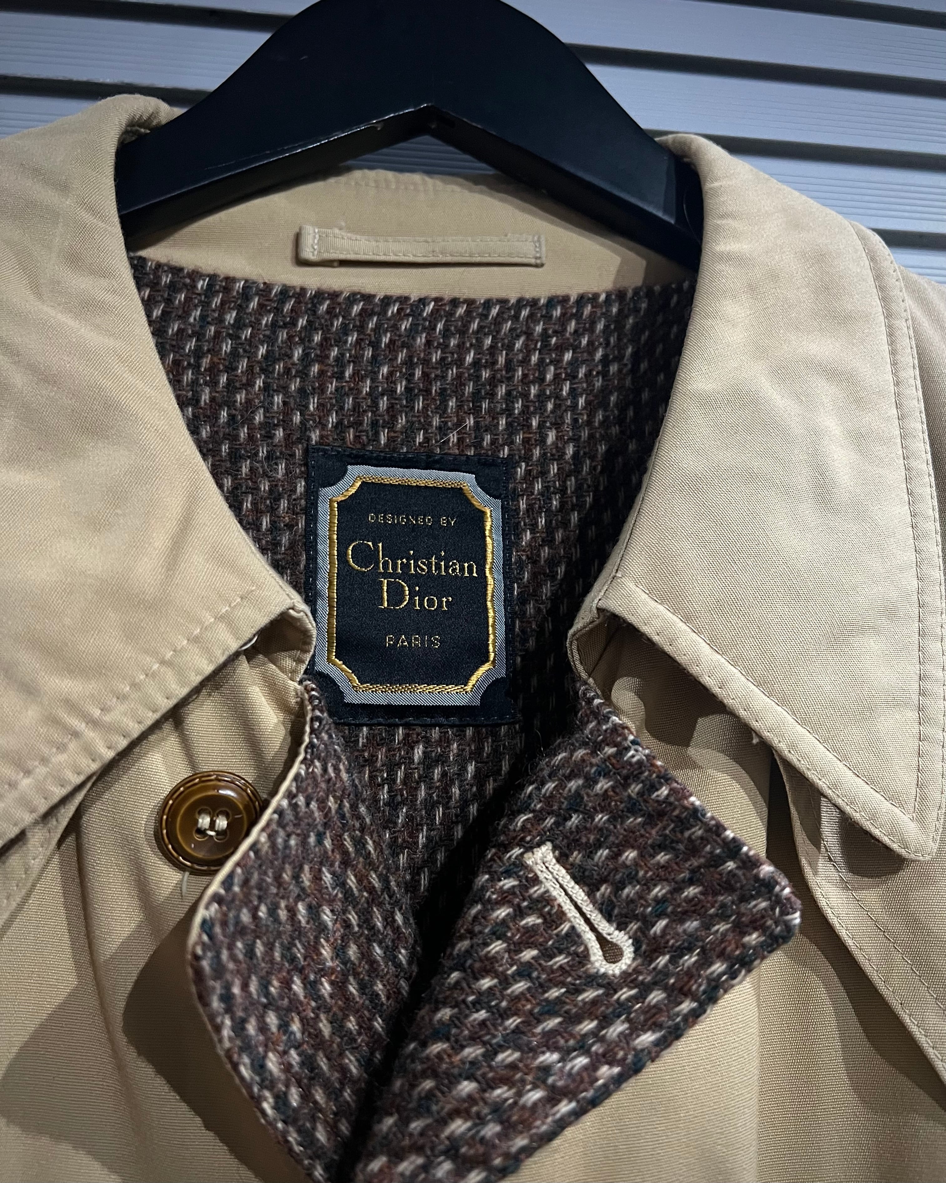 美品 Christian Dior Balmacaan coat X VINTAGE】“Christian Dior”Vintage Balmacaan Coat | Caka(カカ