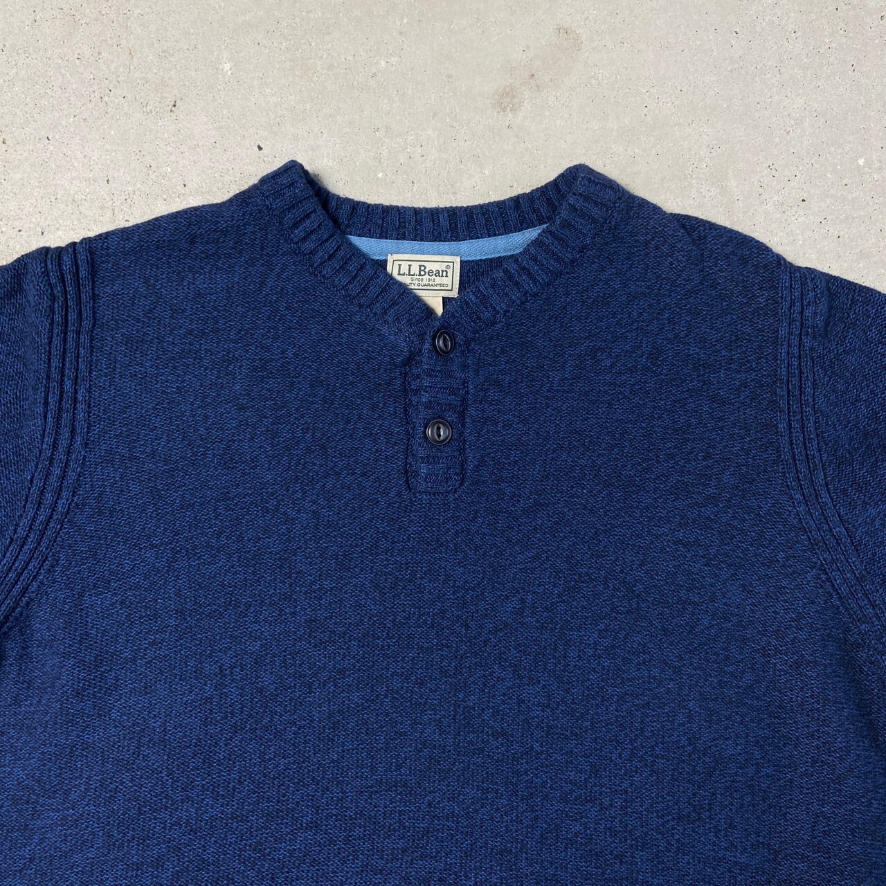 00年代 L.L.Bean エルエルビーン ヘンリーネック ニットセーター 