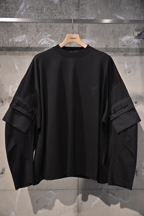 24SS D-VEC x ALMOSTBLACK(ディーベックアンドオールモーストブラック) / HIGH TWIST COTTON S.R.G. LONG T-SHIRT / VF-20400848